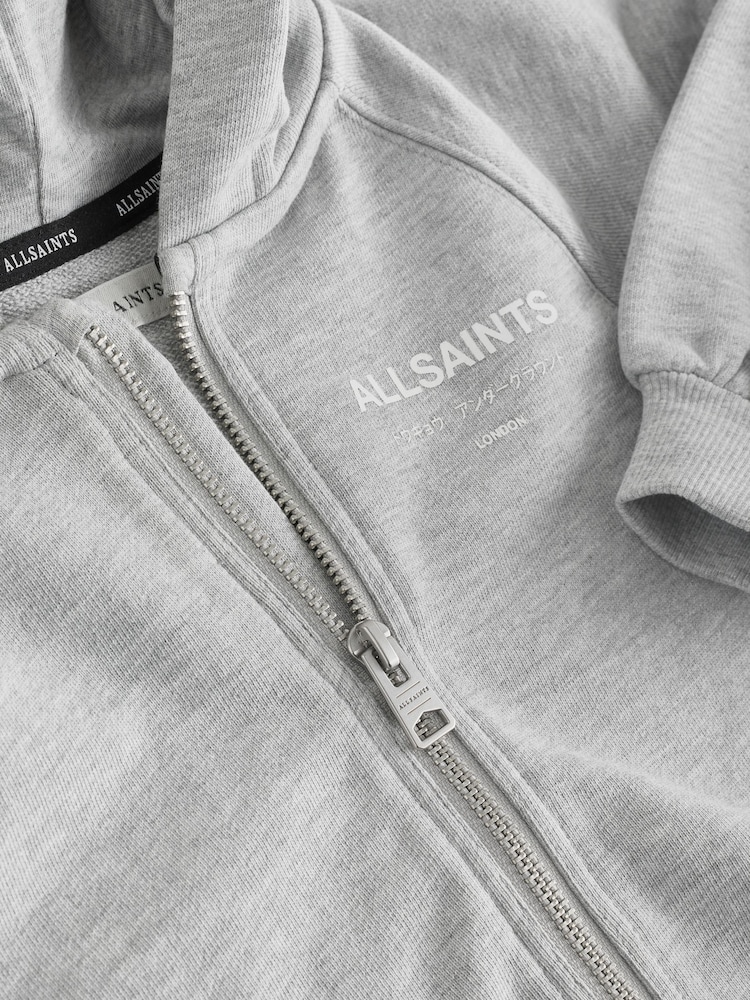 smALLSAINTS Younger Girls Oversized Underground Zip Through Hoodie - Image 8 of 8