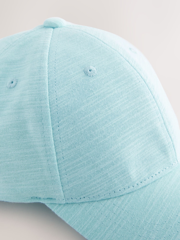 Light Blue Jersey Baseball 100% Cotton Cap (3mths-16yrs) - Image 2 of 3