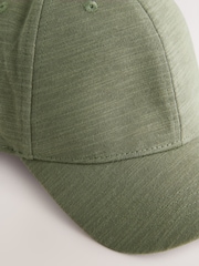 Khaki Green Jersey Baseball 100% Cotton Cap (3mths-16yrs) - Image 2 of 3