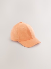 Orange Jersey Baseball 100% Cotton Cap (3mths-16yrs) - Image 1 of 3