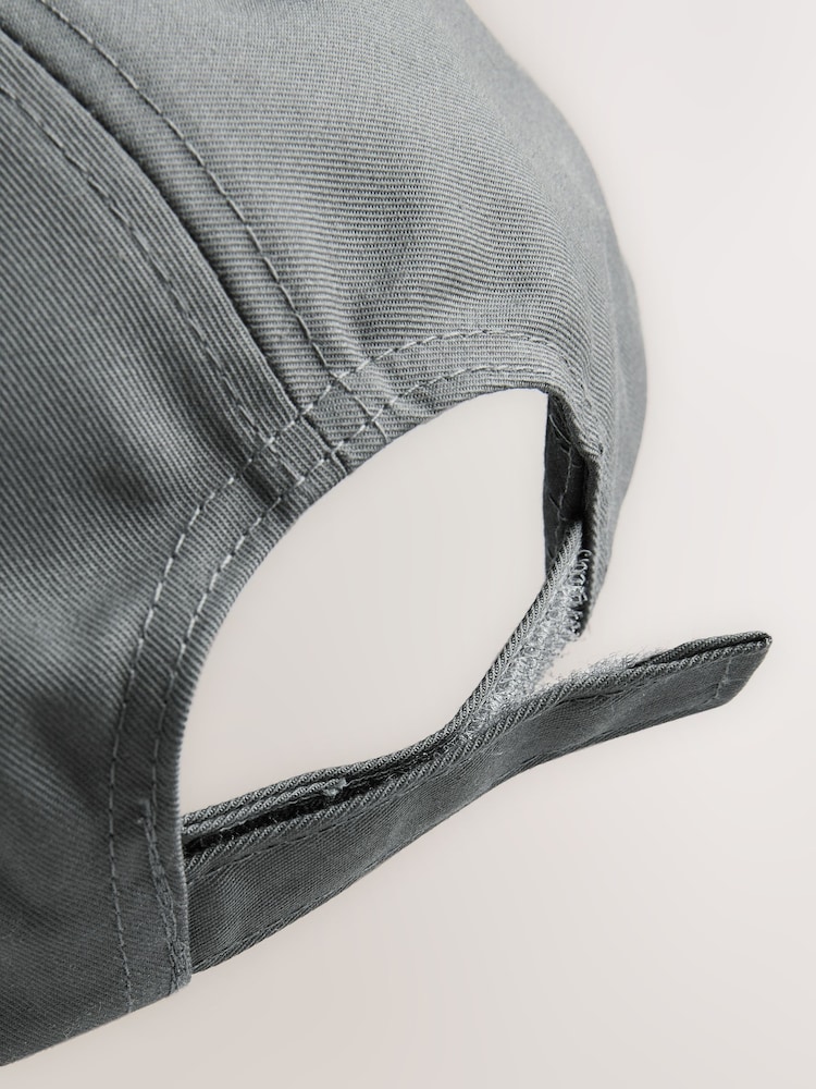 Charcoal Grey Smart 100% Cotton Cap (1-16yrs) - Image 3 of 3