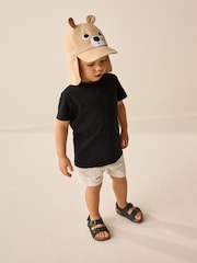Brown Bear Legionnaire 100% Cotton Hat (3mths-10yrs) - Image 2 of 6