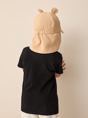 Brown Bear Legionnaire 100% Cotton Hat (3mths-10yrs) - Image 3 of 6