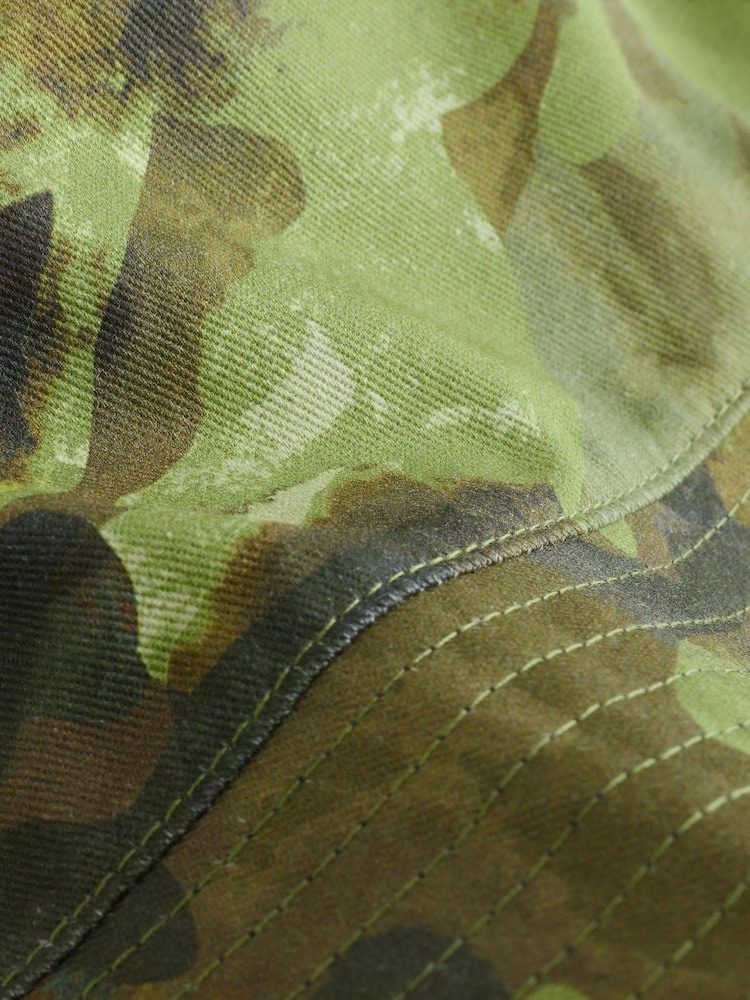 Camouflage/Black 100% Cotton Reversible Bucket Hat (1-16yrs) - Image 7 of 8