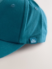Teal Blue Canvas 100% Cotton Cap 1-16 years (3mths-16yrs) - Image 3 of 3