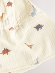 Mini Dino Print Legionnaire 100% Cotton Hat (3mths-10yrs) - Image 3 of 3