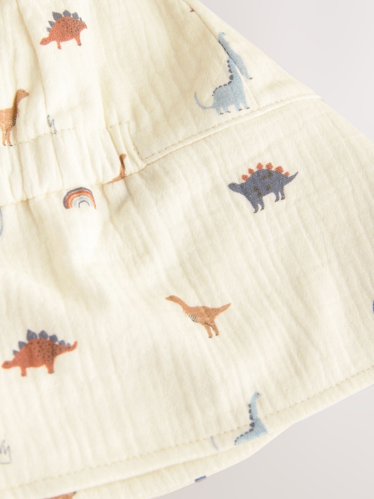 Mini Dino Print Legionnaire 100% Cotton Hat (3mths-10yrs) - Image 3 of 3