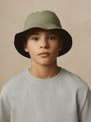 100% Cotton Reversible Bucket Hat (3mths-16yrs) - Image 1 of 4