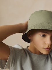 100% Cotton Reversible Bucket Hat (3mths-16yrs) - Image 4 of 4
