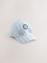 Blau Weiss Gestreift - Bluey Baseball 100% Cotton Cap (1-10yrs) - Image 1 of 3