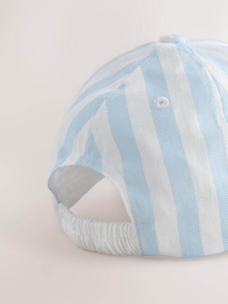 Blau Weiss Gestreift - Bluey Baseball 100% Cotton Cap (1-10yrs) - Image 3 of 3