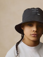 Black Subscribe Bucket Hat (3mths-16yrs) - Image 2 of 6