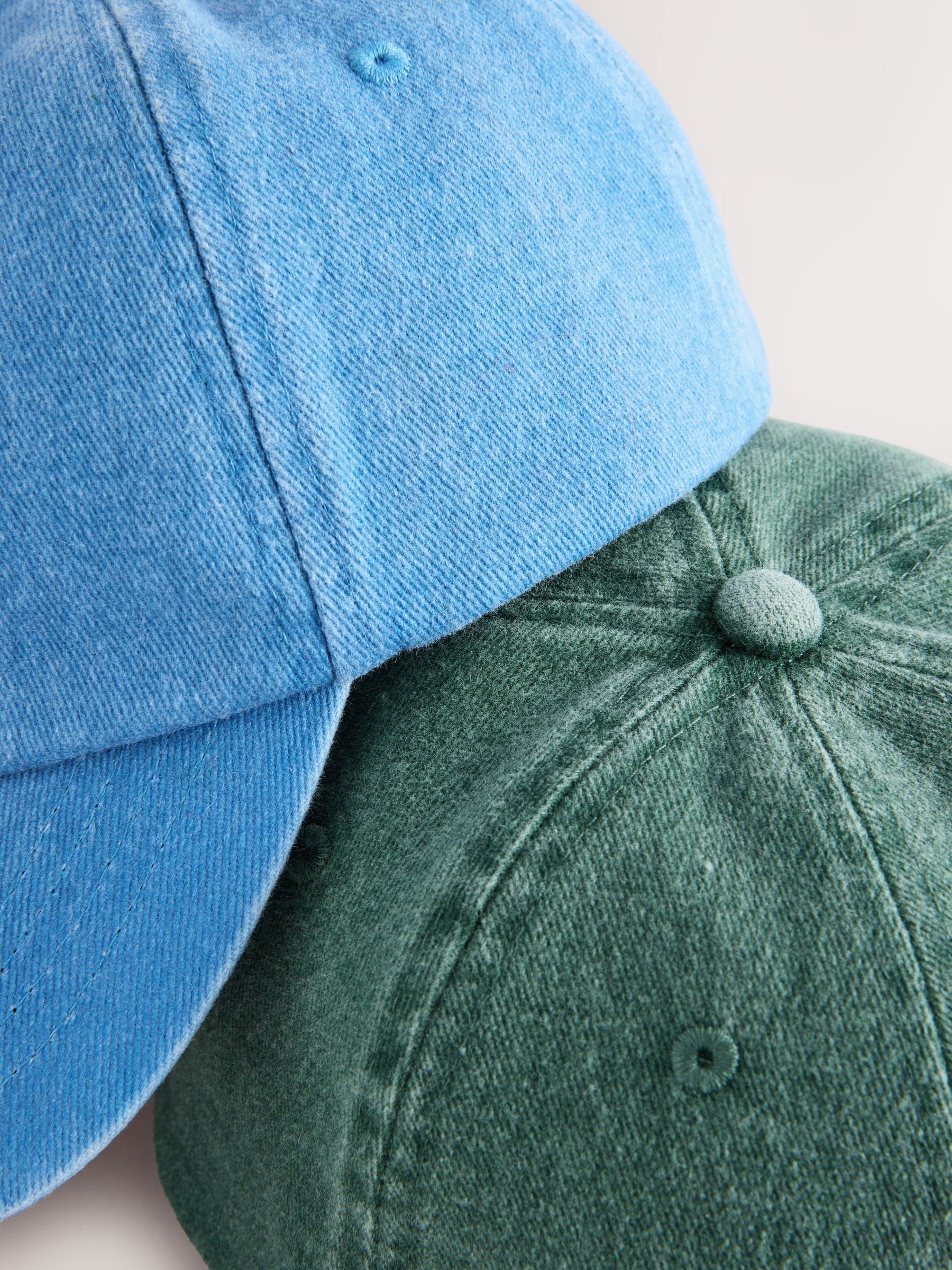 『TEN CAP CHAMBRY BLUE』 Buy Shark/Crab Washed Caps 2 Pack (3mths-10yrs) from Next USA