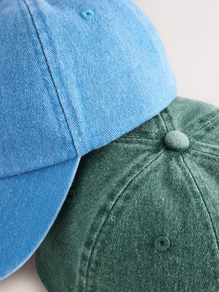 Shark/Crab Washed Caps 2 Pack (3mths-10yrs) - Image 5 of 6