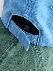 Shark/Crab Washed Caps 2 Pack (3mths-10yrs) - Image 6 of 6