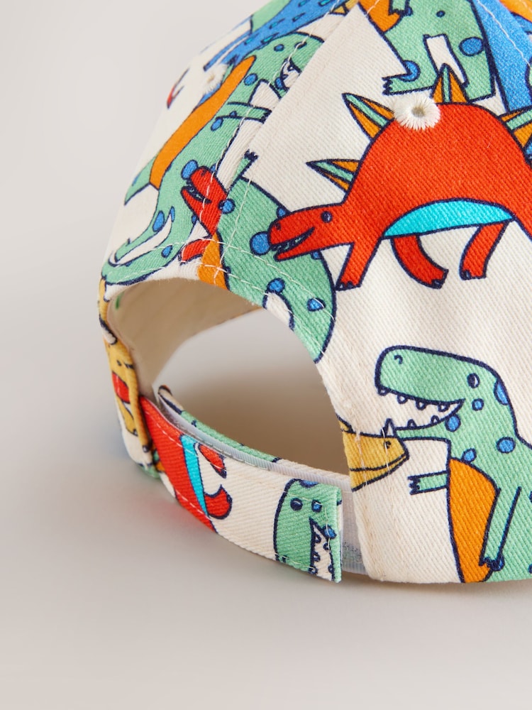 Multi Dinosaur Baseball Cap Hat (3mths-10yrs) - Image 3 of 3