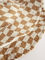 Rust Check Bucket Hat (3mths-16yrs) - Image 3 of 3