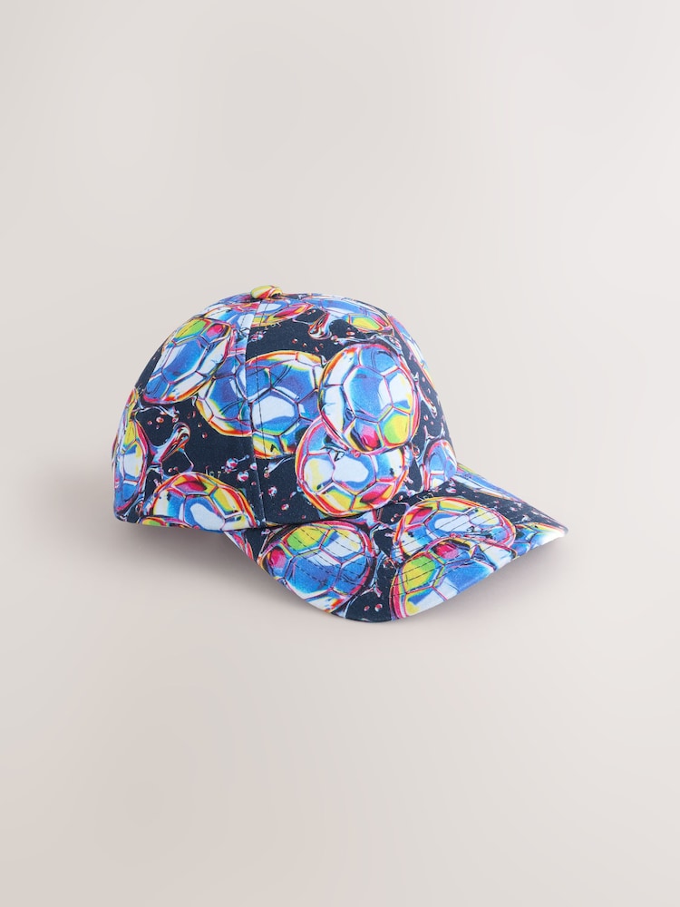 Football Print 100% Cotton Baseball Cap Hat (1-16yrs) - Image 4 of 6