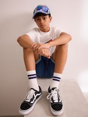 Gamer con grafiti - 100% Cotton Baseball Cap Hat (1-16yrs) - Imagen 2 de 5
