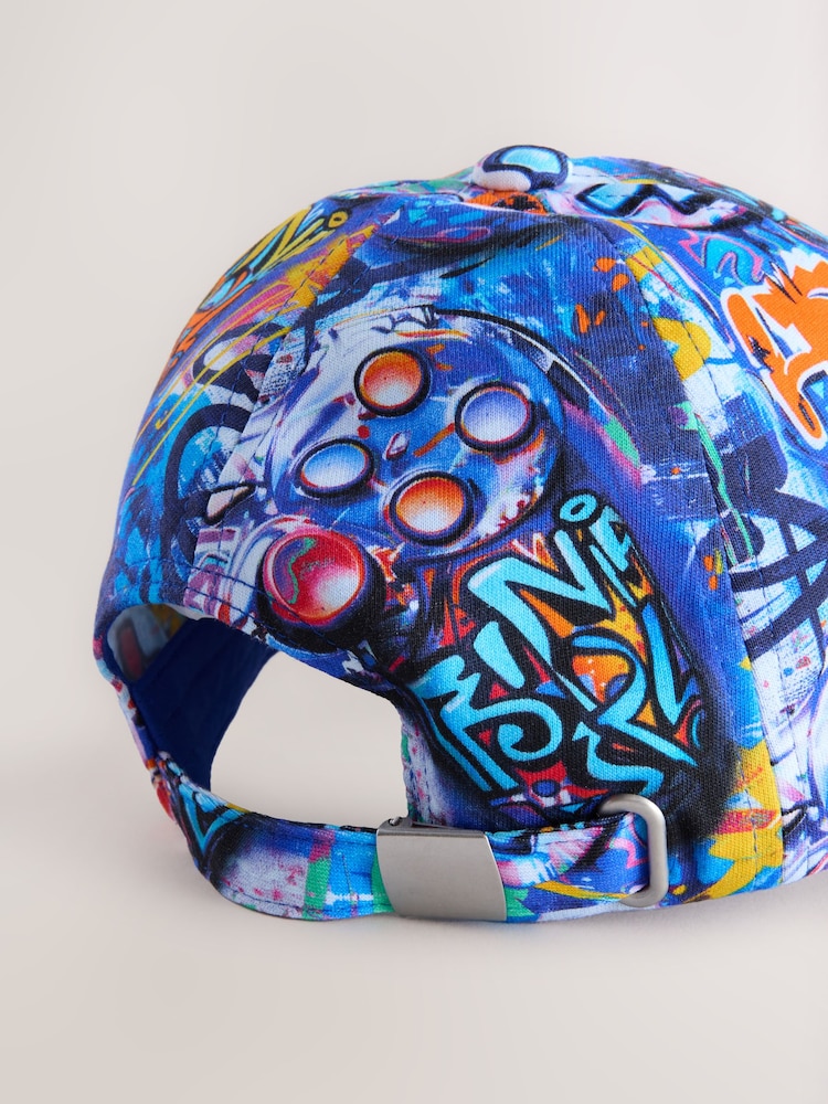 Gamer con grafiti - 100% Cotton Baseball Cap Hat (1-16yrs) - Imagen 5 de 5