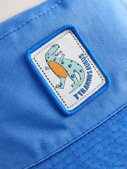 Multi Dinosaur Print Reversible Bucket 100% Cotton Hat (3mths-10yrs) - Image 4 of 4
