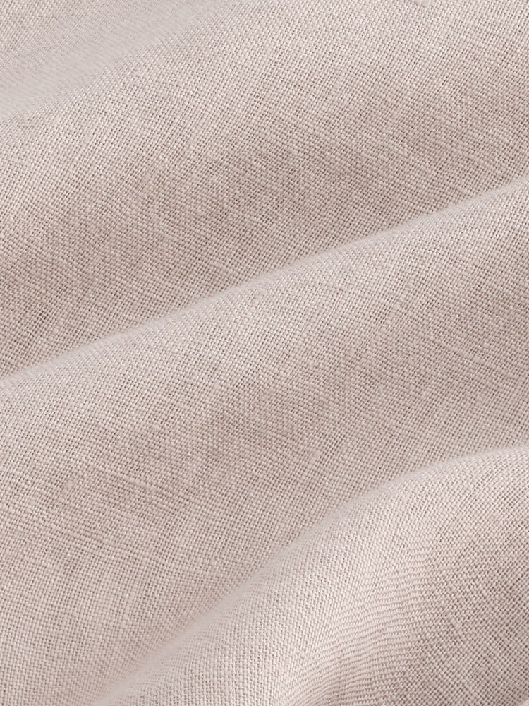 Pedra natural - Camisa de manga comprida Signature 100% em linho - Imagem 7 de 7