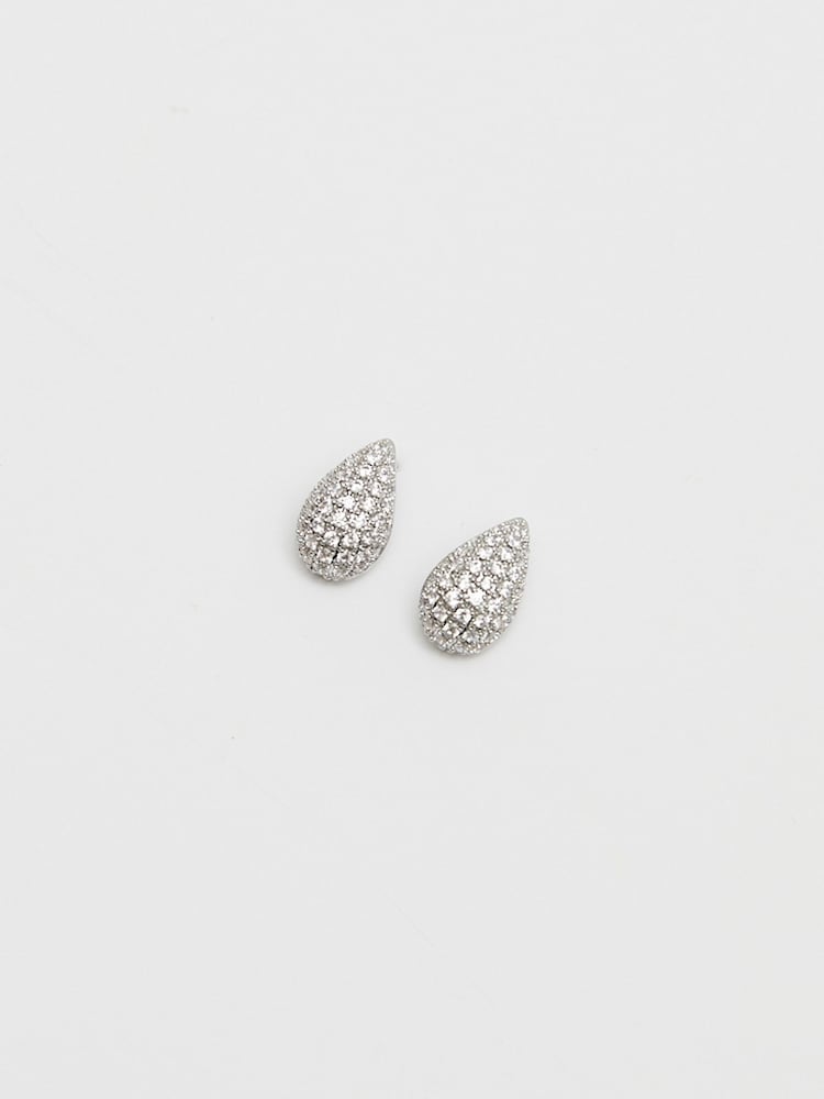 Inicio Silver Cubic Zirconia Teardrop Set - Gift Box - Image 3 of 3