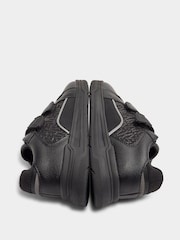 River Island Black Boys Black Monogram Panel PU Trainers - Image 4 of 4