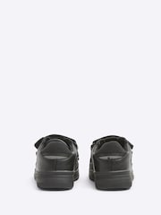 River Island Black Boys Faux Fur Leather Velcro Plim Trainers - Image 2 of 4