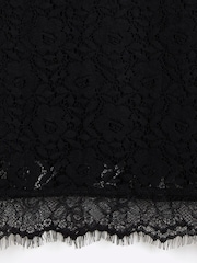 River Island Black Girls Lace T-Shirt Dress - Image 2 of 3