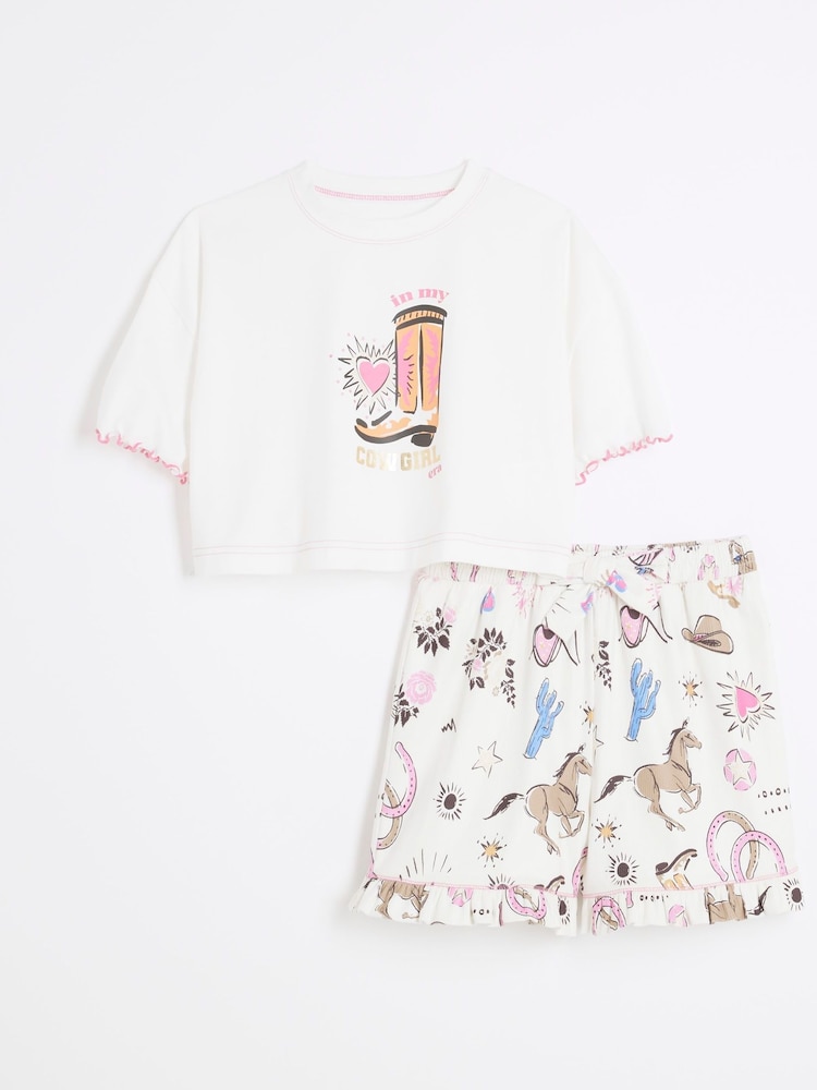 River Island пижама с принтом в стиле вестерн - Изображение 1 из 4