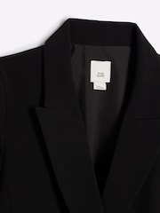River Island Black Girls Military 100% Cotton Blazer - Image 2 of 3
