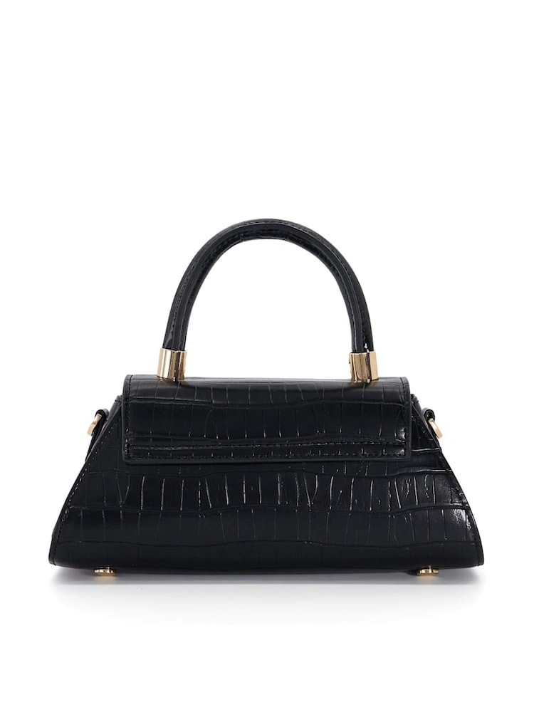 Dune London Black Dini Mini Top Handle Grab Bag - Image 2 of 5