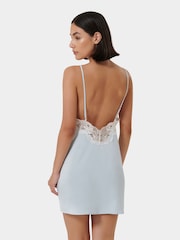 Bluebella Blue Isabella Luxury Satin Short Chemise - Image 2 of 3