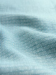Blue Signature 100% Linen Printed Short Sleeve Shirt - Image 6 of 7