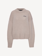 Rotate Brown Knit Crewneck Sweater - Image 4 of 5