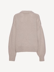 Rotate Brown Knit Crewneck Sweater - Image 5 of 5