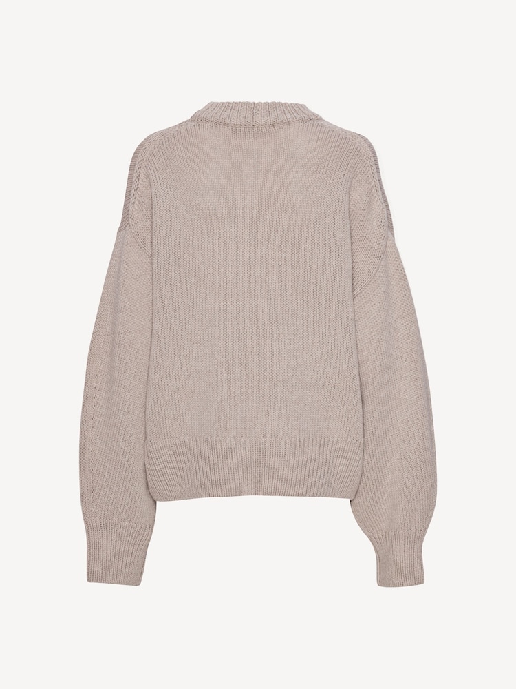 Rotate Brown Knit Crewneck Sweater - Image 5 of 5