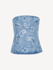 Rotate Blue Rhinestone Top - Image 5 of 7