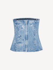 Rotate Blue Rhinestone Top - Image 6 of 7