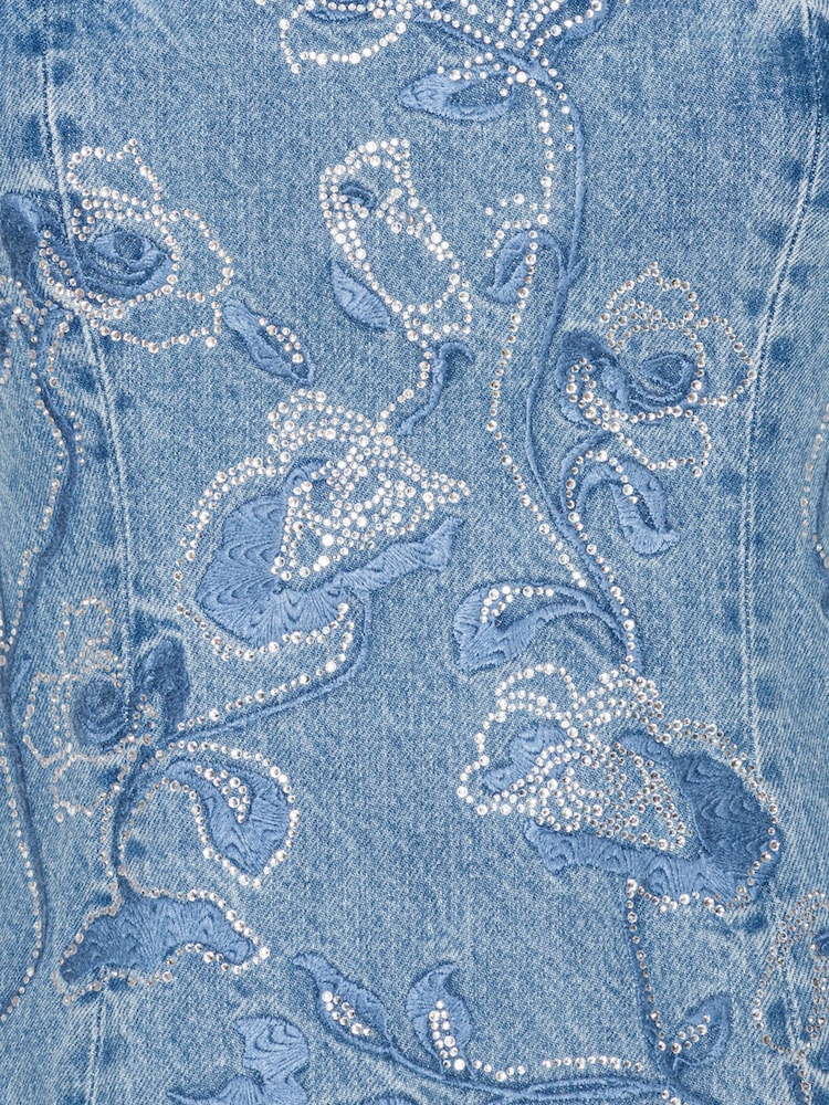 Rotate Blue Rhinestone Top - Image 7 of 7
