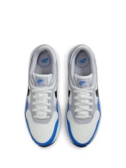 Nike White Blue Air Max SC Trainers - Image 10 of 10