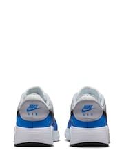 Nike White Blue Air Max SC Trainers - Image 3 of 10