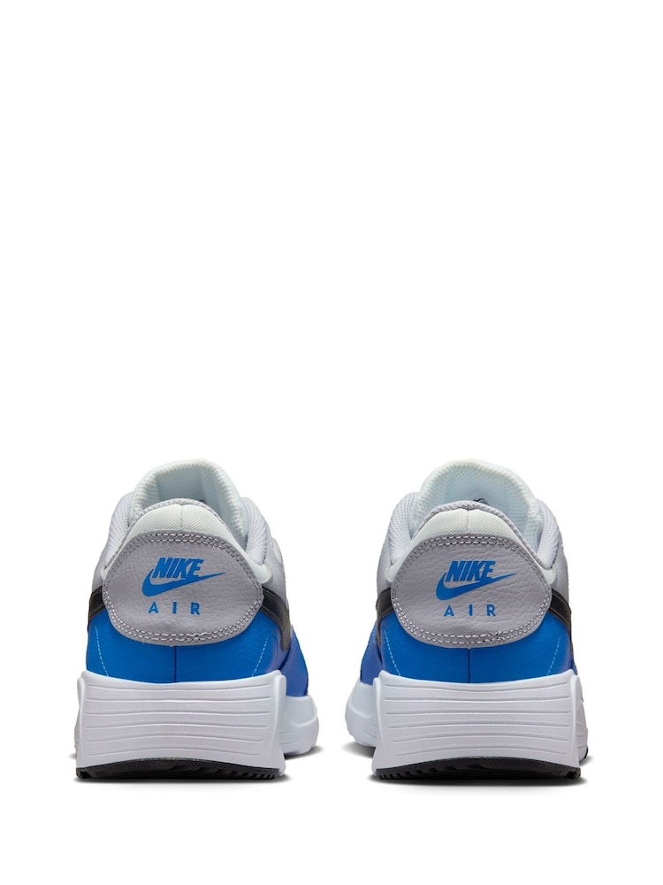 Nike White Blue Air Max SC Trainers - Image 3 of 10