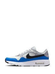 Nike White Blue Air Max SC Trainers - Image 5 of 10