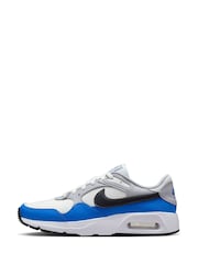 Nike White Blue Air Max SC Trainers - Image 6 of 10