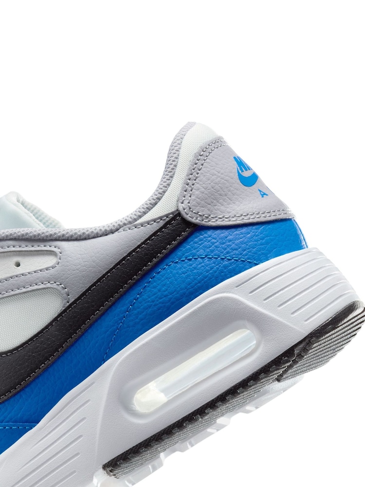 Nike White Blue Air Max SC Trainers - Image 9 of 10
