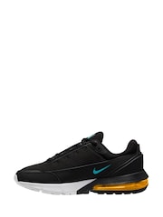 Nike Black Yellow Air Max Pulse Trainers - Image 2 of 4