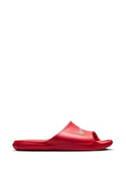 Nike Red Victori One Shower Sandals - Image 1 of 9