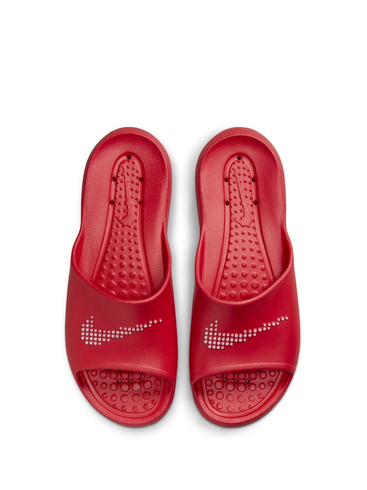 Nike Red Victori One Shower Sandals - Image 2 of 9